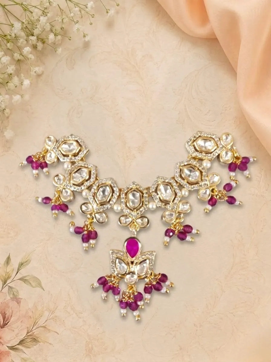 💫Premium Kundan Moissanite Chokar💫
