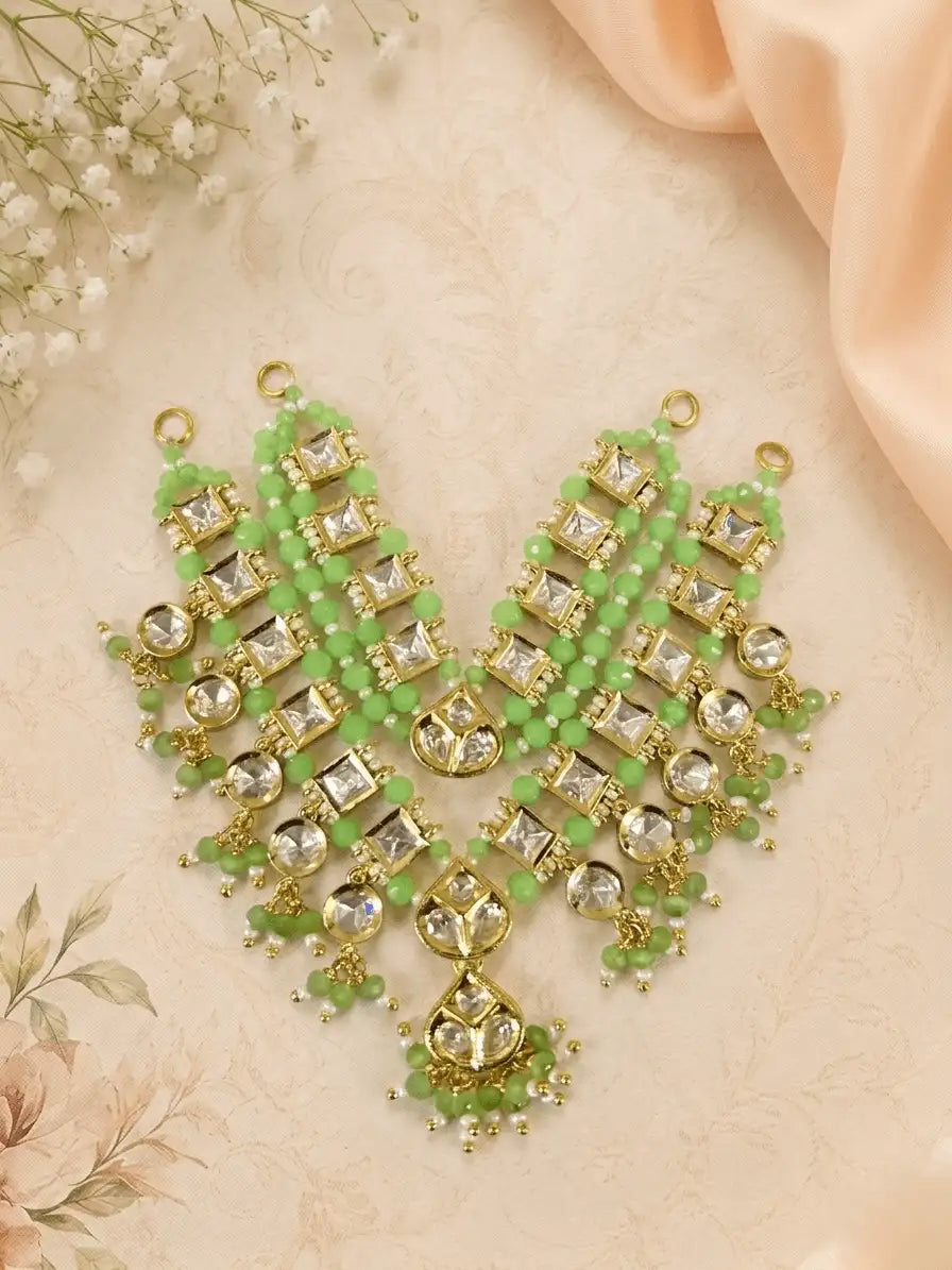 Dual Layer Kundan Mala Set